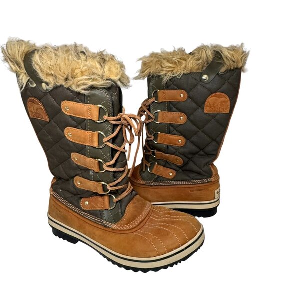 SOREL Women's Tofino ll Waterproof Boot Curry/Fawn size 9 - Picture 2 of 7